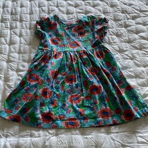 Mini Boden, Size 6-7 Y, Flower Dress